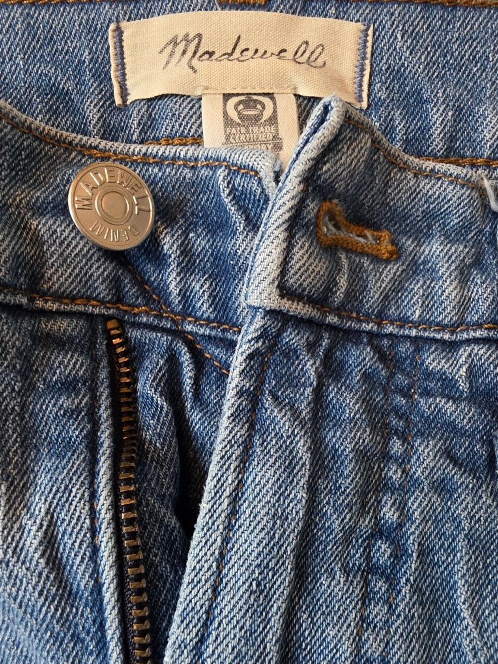 Madewell "The Perfect Vintage" Mid-Rise, Distressed Women's Jean, Size 25 - Picture 7 of 11